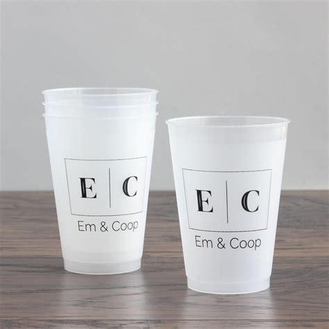 Personalized Plastic Cups for Events and Parties | Beau-coup