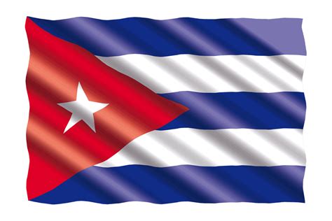 Cuban Flag EVERYTHING on it. Images Meaning