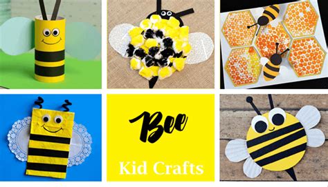 25 Bee Crafts for Kids to Make: Fun and Easy - A Crafty Life