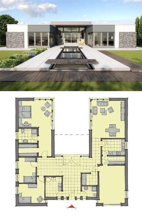 Modern Unexpected Concrete Flat Roof House Plans - Small Design Ideas