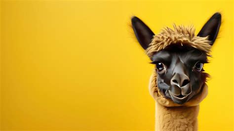 Premium AI Image | Dark Brown Domestic Llama Walking Freely HD ...