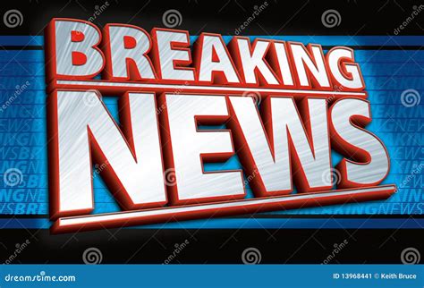 Breaking News Graphic stock illustration. Illustration of headline - 13968441