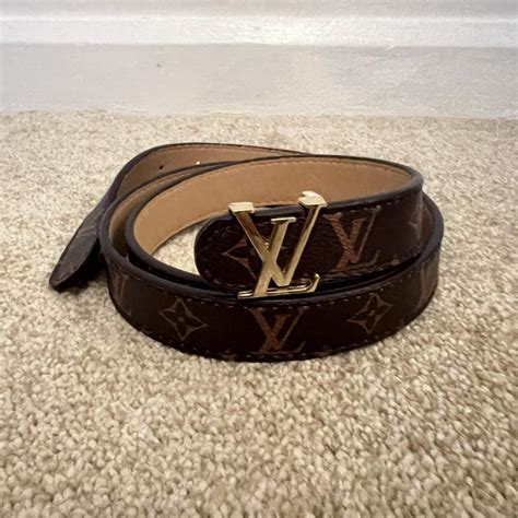 Lv belt. Worn twice like new. I’m a 28” waist and... - Depop