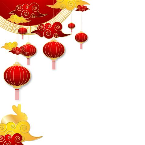 Chinese New Year 2023 Border Decoration, Chinese New Year 2023, Chinese Decoration, Chinese ...