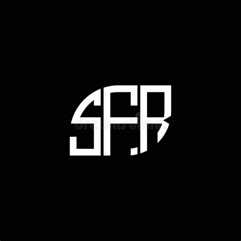 SFR Letter Logo Design on Black Background. SFR Creative Initials Letter Logo Concept Stock ...