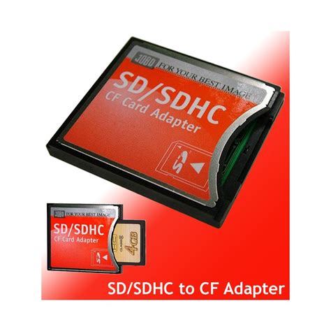 SD/SDHC to CF Adapter