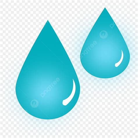 Rain Droplets Clipart