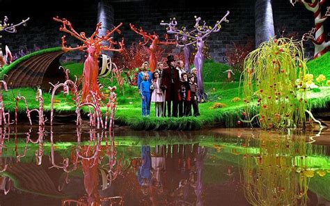 Famous movie scenes in gardens | Chocolate factory, Factory tours, Charlie chocolate factory