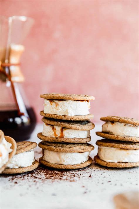 Caramel Coffee Ice Cream Sandwiches • Sunday Table