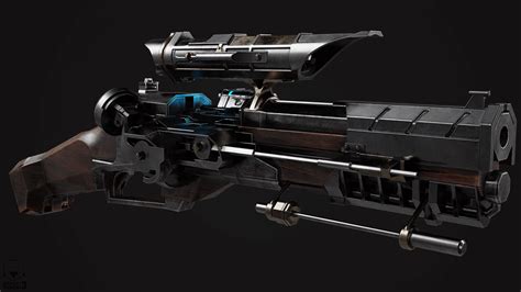 Corvo's Gun Fan Art 3D Render | RenderHub Gallery