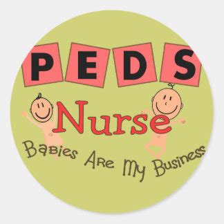 Pediatric Nurse Stickers | Zazzle