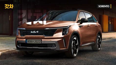 2024 Kia Sorento Facelift Rendering Takes After The First Spy Shots