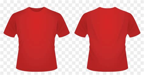 Red T-shirt Clipart - Red T Shirt Front And Back - Free Transparent PNG ...