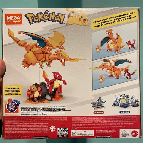 Mavin | Mega Construx Pokemon Charmander Evolution Building Set ...