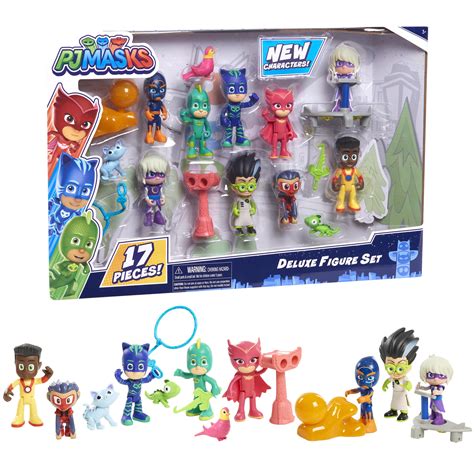 PJ Masks Deluxe Figure Set, Ages 3+ - Walmart.com - Walmart.com