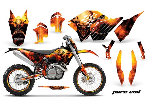 CREATORX CUSTOM Dirt Bike Graphics Kits for HONDA, KAWASAKI, KTM, SUZUKI, YAMAHA, COBRA