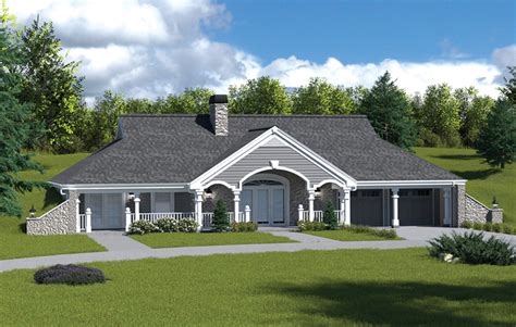 Stonehaven Berm Home Plan 007D-0161 - Shop House Plans and More