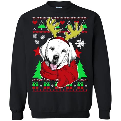 Labrador Christmas Sweater | Allbluetees.com