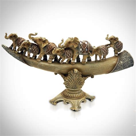 Elephants On Tusk // Fine Art Statue - RARE-T - Touch of Modern