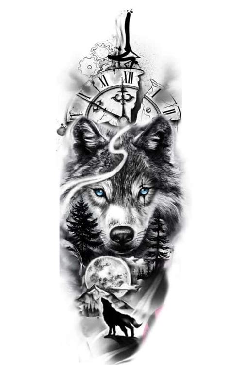 [100+] Wolf Tattoo Wallpapers | Wallpapers.com