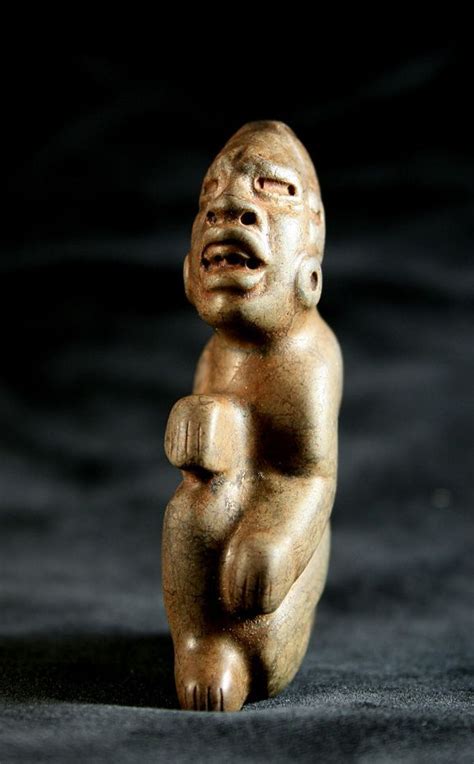 Olmec Stone Sculpture of a Kneeling Figure - Origin: Mexico, Circa: 900 ...