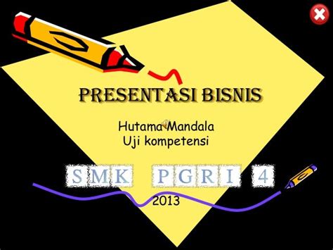 cONTOH Presentasi bisnis