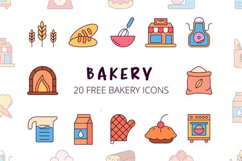 Bakery Vector Free Icon Set - GraphicSurf.com