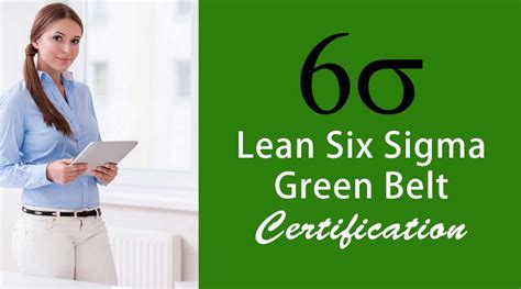 20 Lean Six Sigma Green Belt Certification | Free | Training