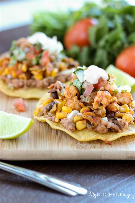 Shrimp Tostadas - My Kitchen Craze