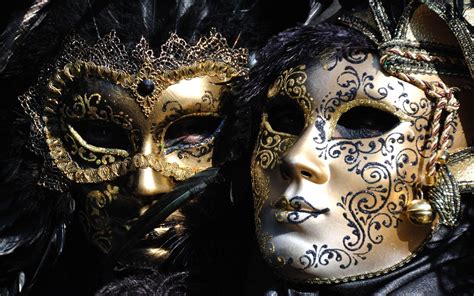 Masks at the Carnival of Venice HD desktop wallpaper : Widescreen : High Definition : Fullscreen