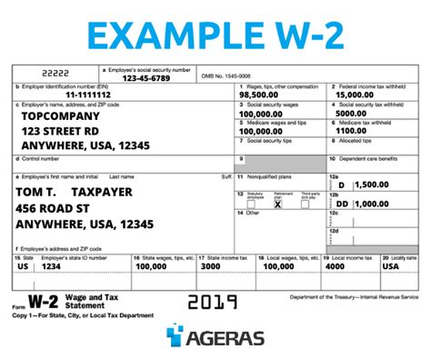 How To Fill Out a W-2 Form? | A Guide to the IRS Form W-2 | Ageras