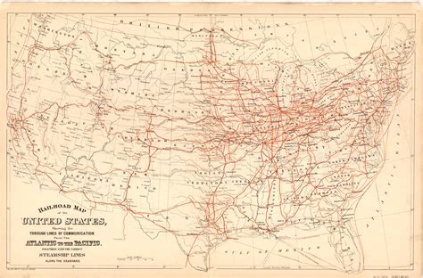 United States Railroad Map