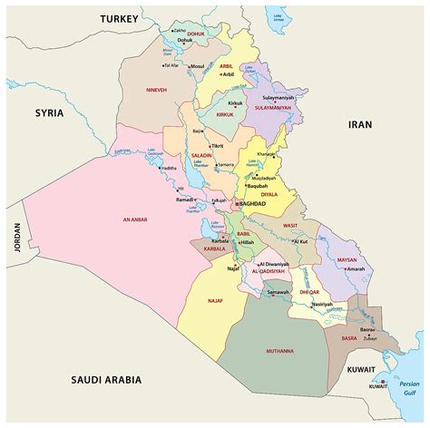 Baghdad Iraq Map