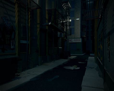 ArtStation - Dark Alleyway