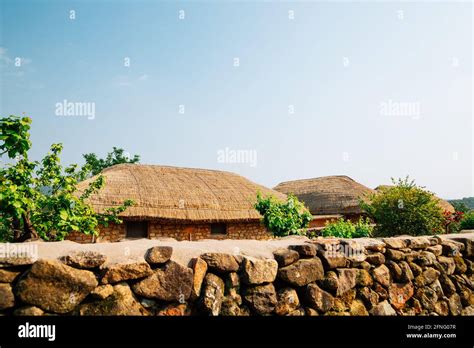 Naganeupseong Nagan folk village in Suncheon, Korea Stock Photo - Alamy