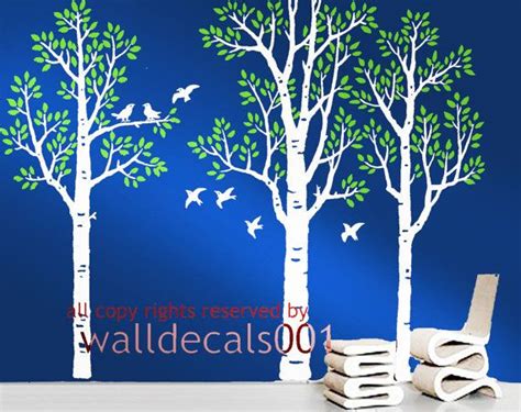 Birch Tree Wall Decals for Kids' Room