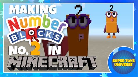 Making NUMBERBLOCKS Number Block Number 2 in MINECRAFT - Cbeebies - YouTube