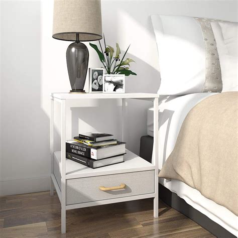 Lifewit Small Nightstand Bedside Table End Table with Fabric Drawer for ...