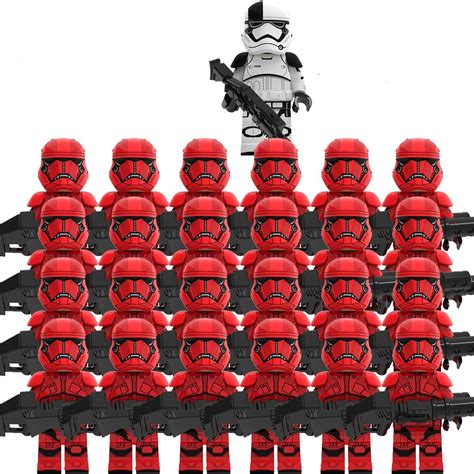 Rise of Skywalker Sith Trooper Lego Star Wars Minifigures Compatible