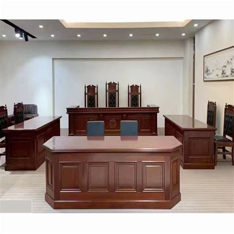 Hongye Hot Sell Antique Heavy Duty Court Furniture Judge Table Project ...