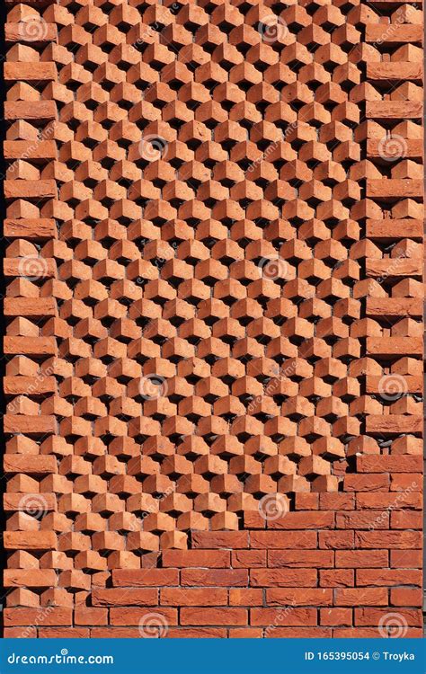 Modern brick wall pattern stock photo. Image of texture - 165395054