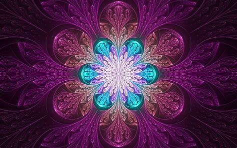 Purple Fractal Wallpapers - Top Free Purple Fractal Backgrounds - WallpaperAccess