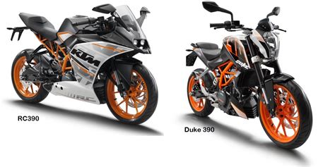 6 Spec Differences Between Duke 390 & RC390