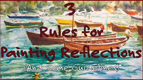 How to Paint Reflections Watercolor Painting Lesson by Jennifer Branch