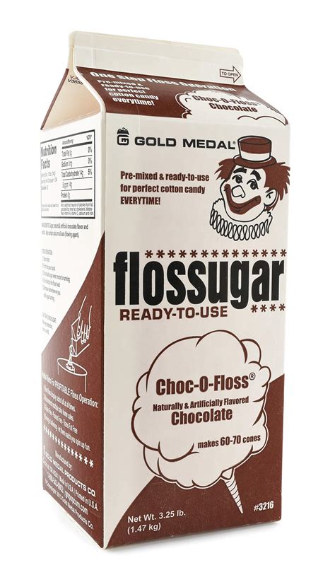 Buy Gold Medal Chocolate Candy Floss Sugar, 52 oz - 1/2 Gallon Online at desertcartINDIA