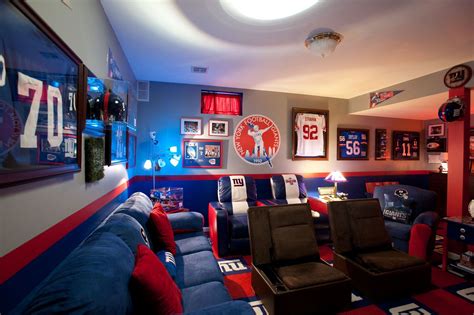 sports | Man cave design, Sports man cave, Man cave