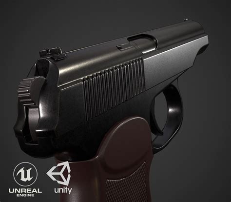 Makarov PM 3D asset | CGTrader