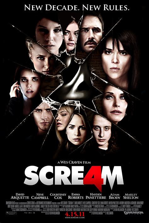 What the Scream 4 poster should've been like! | Scream movie, Horror movies, Scream movie poster