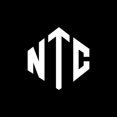 NTC letter logo design with polygon shape. NTC polygon and cube shape logo design. NTC hexagon ...