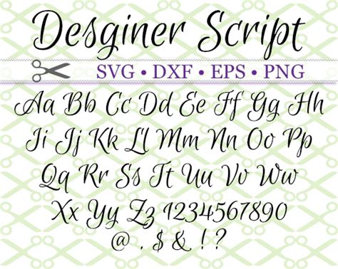 Pin on Script SVG Fonts